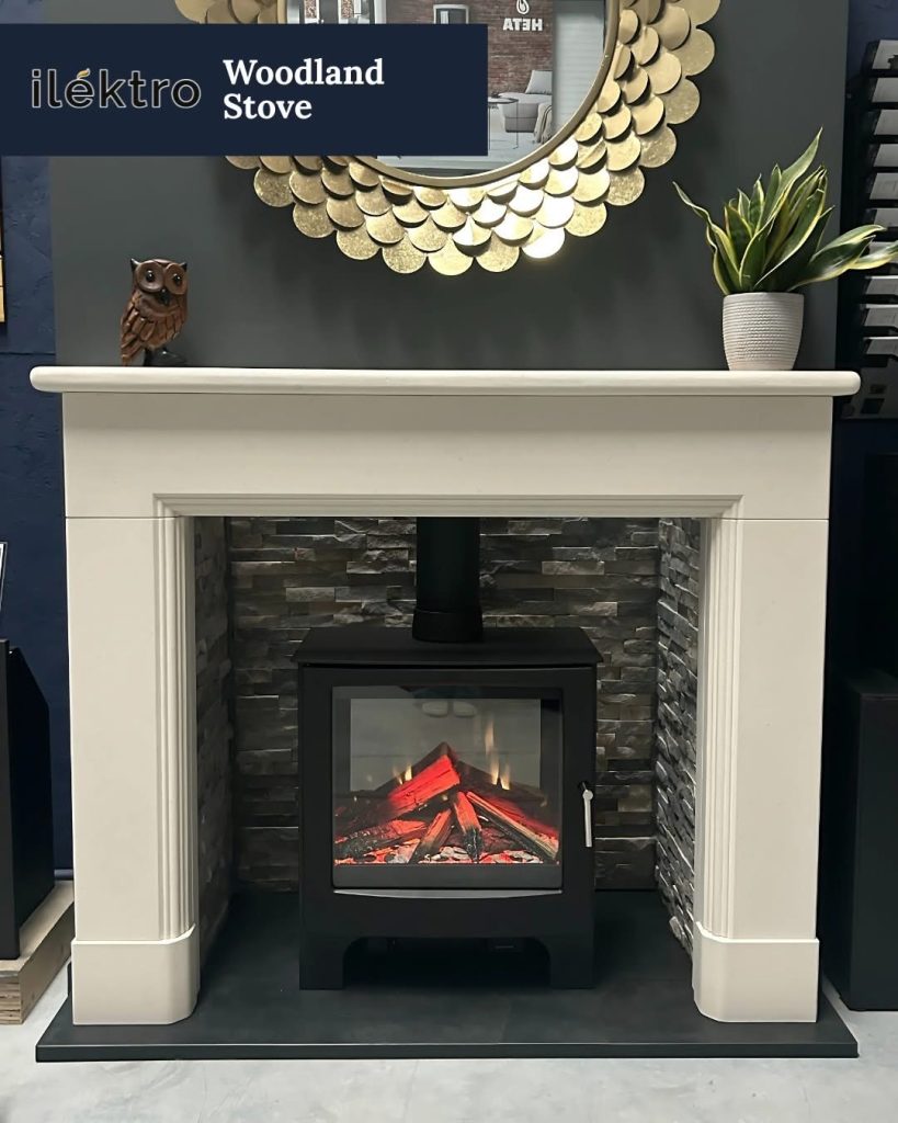 Selection of electric fires available for homes in Cornwall and Southwest England