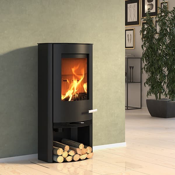 Termatech TT20 multi-fuel stove with classic design in Cornwall living room